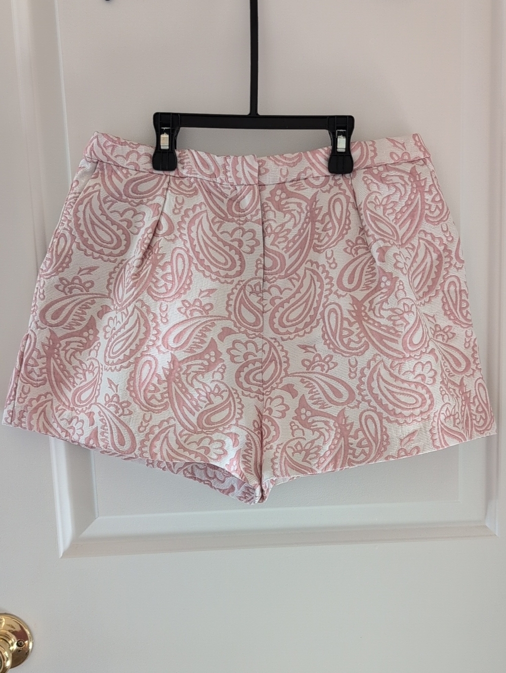 Victoria Beckham for Target Pink Paisley High-Waist Shorts